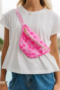 The Brynlee Pink Fanny Pack