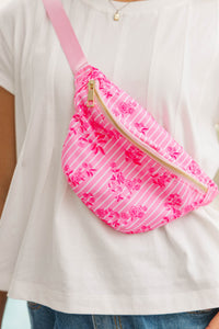 The Brynlee Pink Fanny Pack