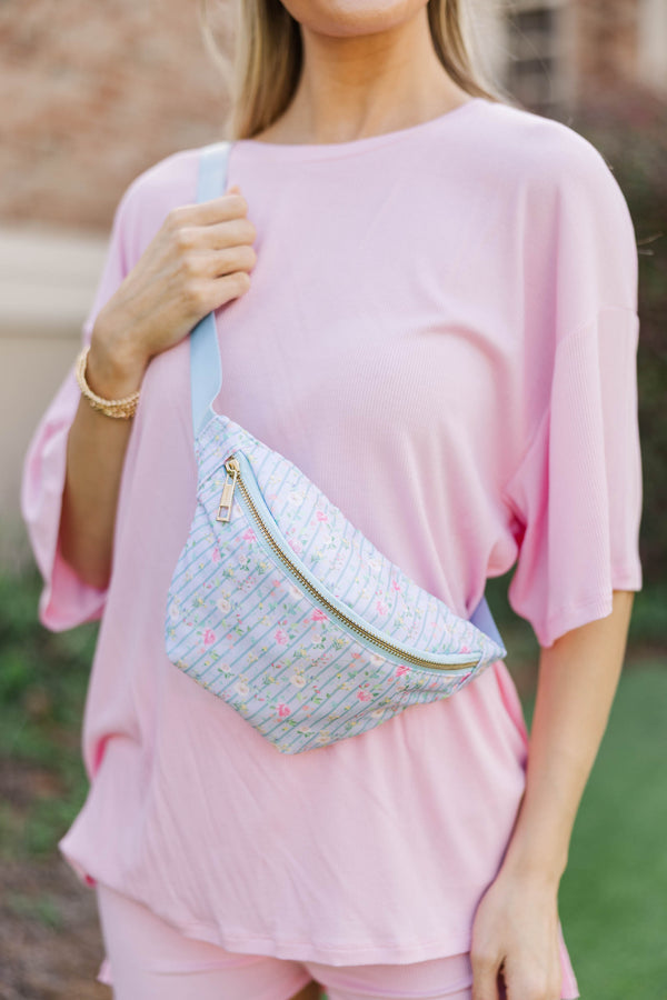 The Brynlee Light Blue Fanny Pack