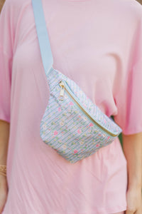 The Brynlee Light Blue Fanny Pack