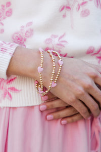 Girls: All The Love Pink Bracelet