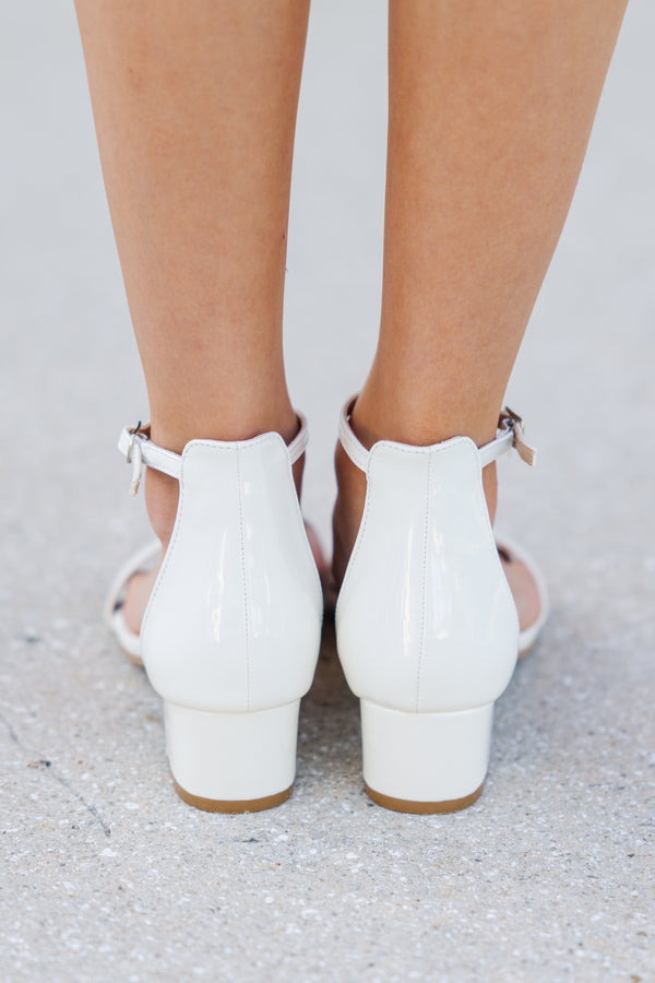 Girls: The Cindy White Heels