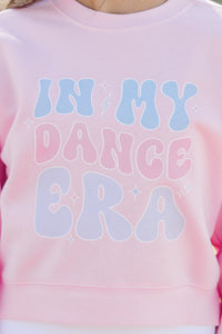 Girls: In My Dance Era Blush Graphic Sweatshirt