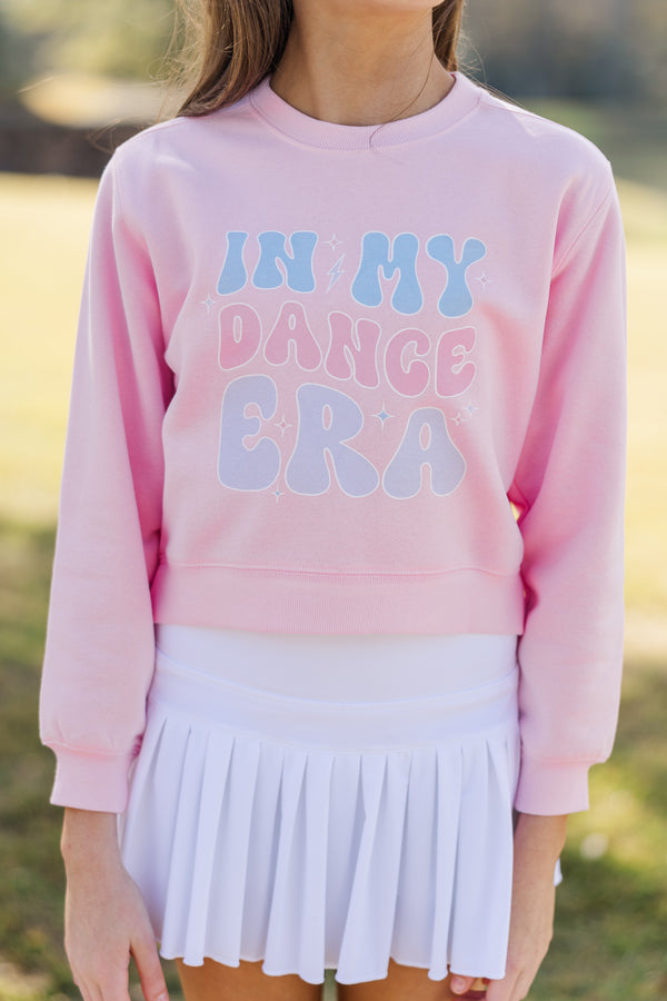 Girls: In My Dance Era Blush Graphic Sweatshirt