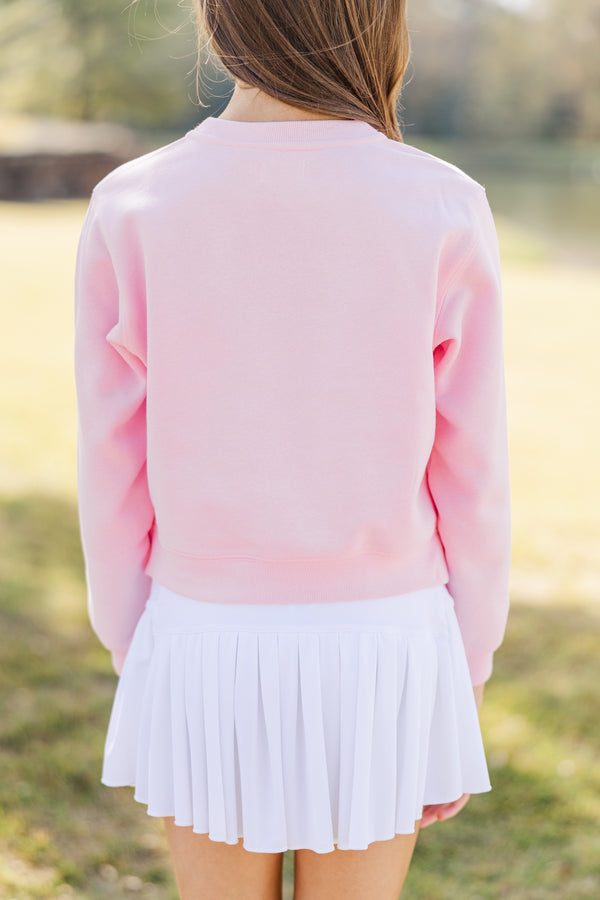 Girls: In My Dance Era Blush Graphic Sweatshirt