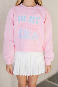 Girls: In My Dance Era Blush Graphic Sweatshirt