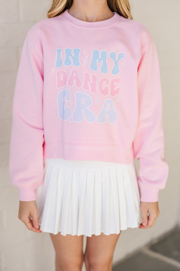 Girls: In My Dance Era Blush Graphic Sweatshirt