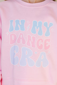 Girls: In My Dance Era Blush Graphic Sweatshirt