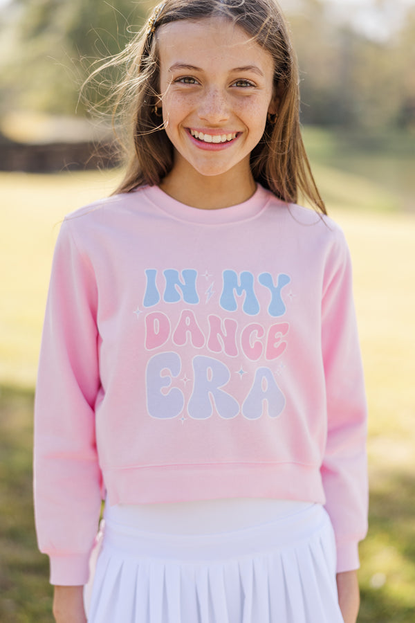 Girls: In My Dance Era Blush Graphic Sweatshirt