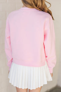 Girls: In My Dance Era Blush Graphic Sweatshirt