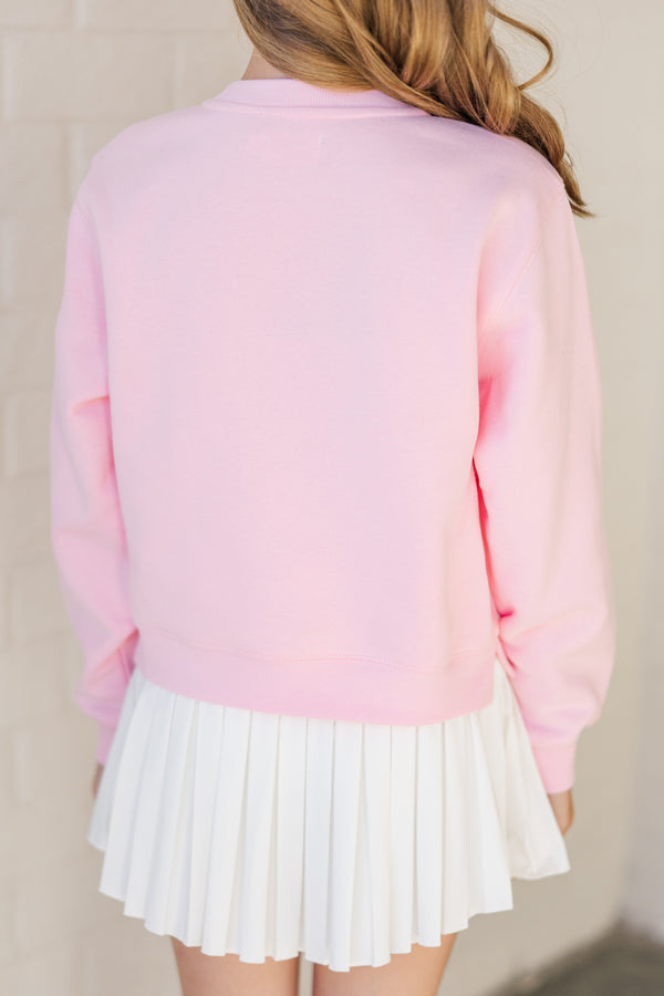 Girls: In My Dance Era Blush Graphic Sweatshirt