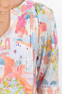 True Self Pink Toile Blouse
