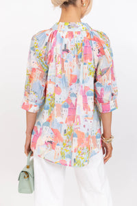 True Self Pink Toile Blouse