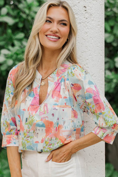 True Self Pink Toile Blouse – Shop the Mint