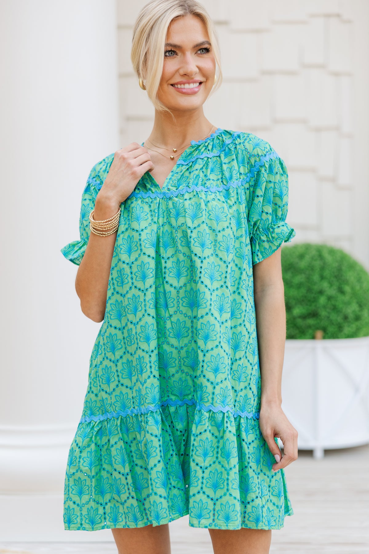 green emerald velvet dress Think It Through Green Eyelet Dress – Shop the Mint
