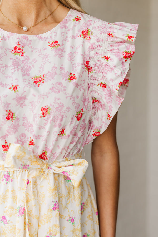Open Your Heart Yellow & Pink Floral Maxi Dress – Shop the Mint Open Your Heart Yellow & Pink Floral Maxi Dress – Shop the Mint
