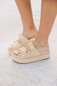 The Clearing Nude Sandals