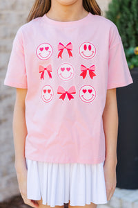 Girls: Galentines Day Blush Graphic Tee