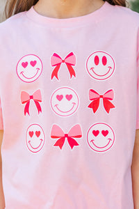 Girls: Galentines Day Blush Graphic Tee