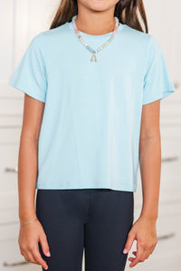 Girls: The Jessie Light Blue Tee
