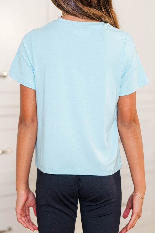 Girls: The Jessie Light Blue Tee