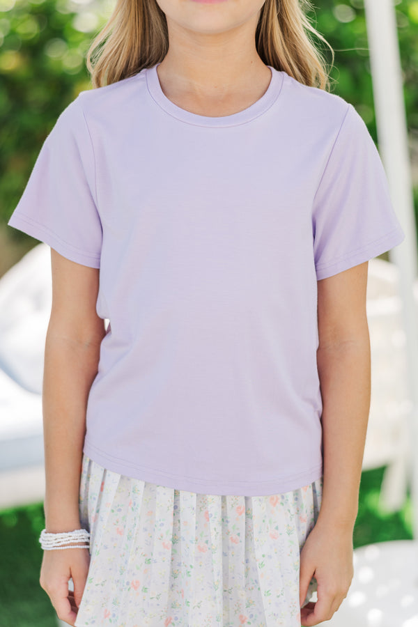 Girls: The Jessie Lavender Purple Tee