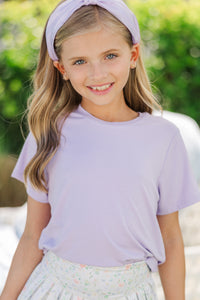 Girls: The Jessie Lavender Purple Tee