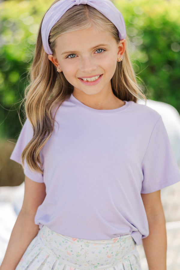 Girls: The Jessie Lavender Purple Tee