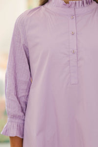 Girls: Under The Stars Lavender Tie Back Dress