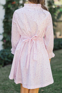 Girls: Under The Stars Pink Toile Tie Back Dress