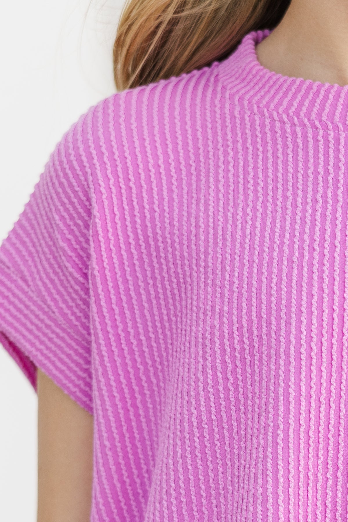 Girls: The Dina Pink Ribbed Top – Shop the Mint