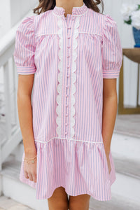 Girls: The Margo Lavender Striped Dress