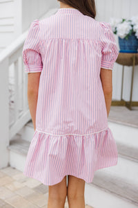 Girls: The Margo Lavender Striped Dress