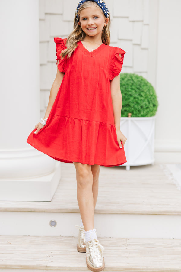 tomato red dress Em Rata & Dua Lipa Co-Sign On The Red Maxi Dress Trend