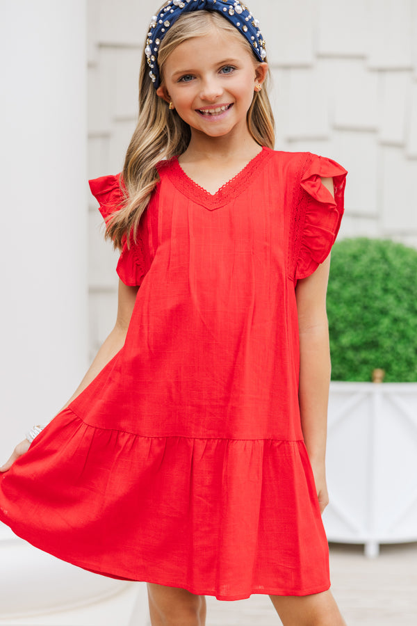 Girls: Tell Your Story Tomato Red Babydoll Dress – Shop the Mint Girls: Tell Your Story Tomato Red Babydoll Dress – Shop the Mint
