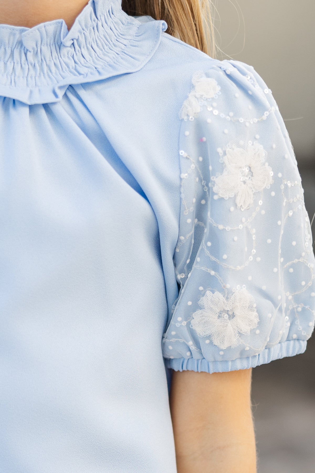 Clare Blouse in Blue