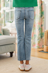 Girls: Feeling Your Best Light Wash Straight Leg Jeans