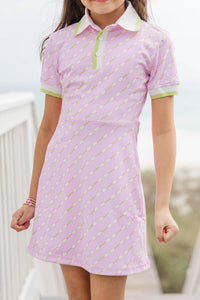 Girls: The Vera Pink Pickleball Tennis Dress