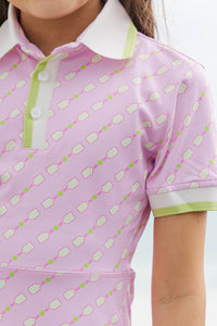 Girls: The Vera Pink Pickleball Tennis Dress