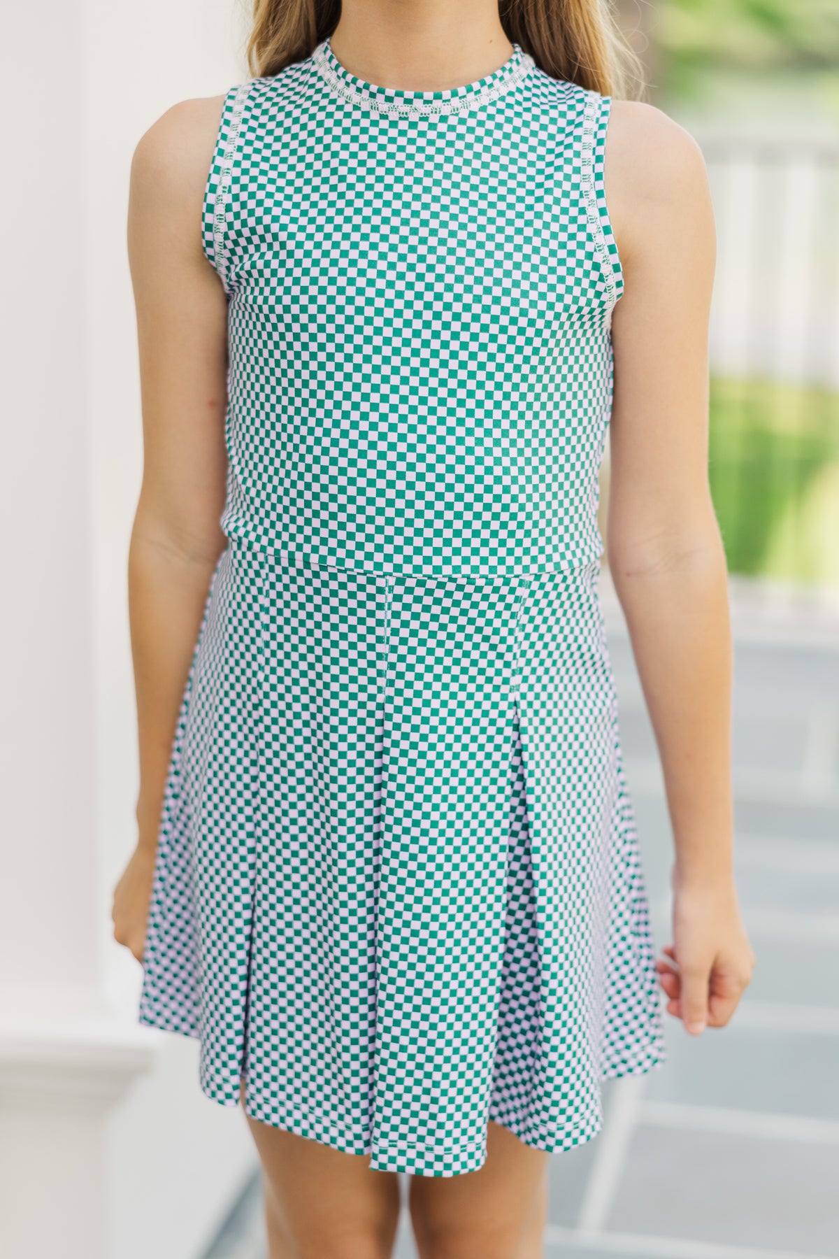 Girls: The Nickie Green Gingham Tennis Dress, (10/12) - The Mint Julep Boutique | Women's Boutique Clothing Girls: The Nickie Green Gingham Tennis Dress, (10/12) - The Mint Julep Boutique | Women's Boutique Clothing