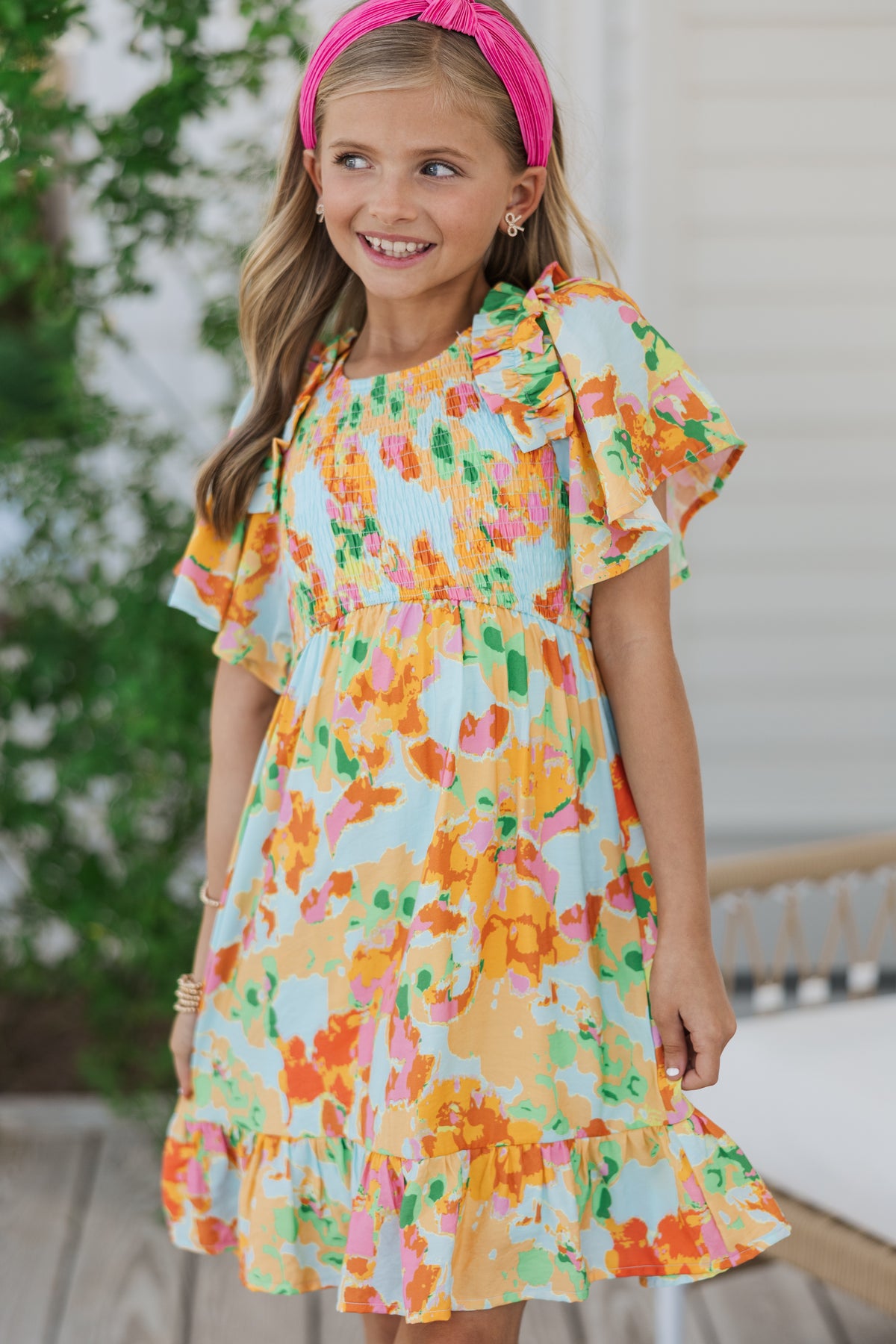 Girls: Find Your Way Mint Abstract Dress – Shop the Mint
