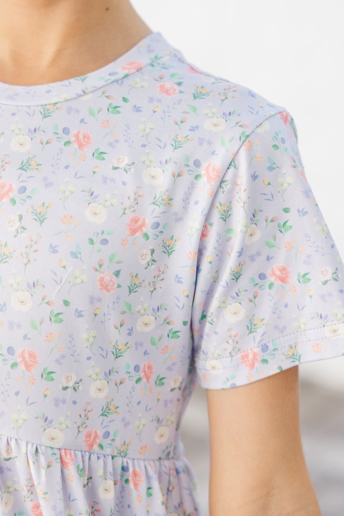 Girls: Happy Days Light Blue Ditsy Floral Babydoll Dress – Shop the Mint