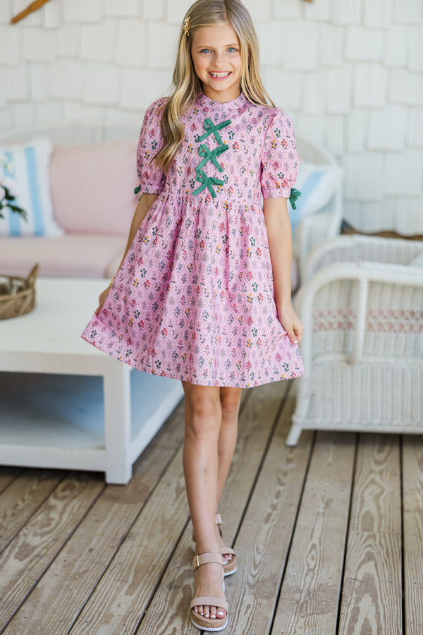 pink audrey dress SUPER YAYA Pink Audrey Midi Dress SUPER YAYA