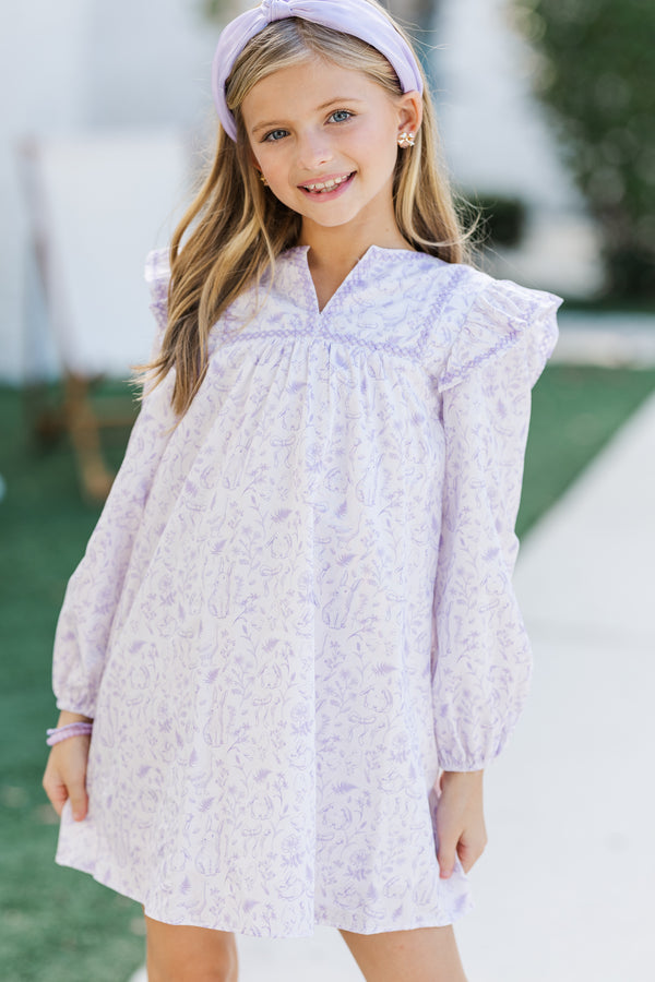 Girls: See It Through Lavender Toile Babydoll Dress, (10/12) - The Mint Julep Boutique | Women's Boutique Clothing Girls: See It Through Lavender Toile Babydoll Dress, (10/12) - The Mint Julep Boutique | Women's Boutique Clothing