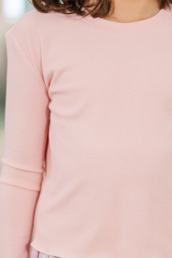 Girls: The Margo Blush Pink Top