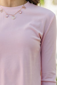 Girls: The Margo Blush Pink Top
