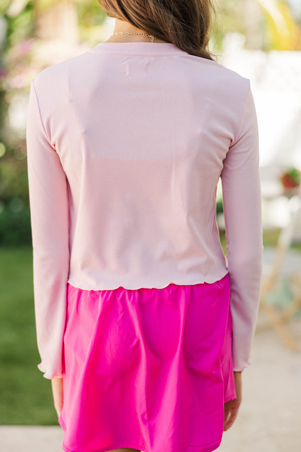 Girls: The Margo Blush Pink Top