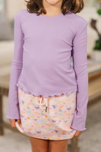 Girls: The Margo Lavender Purple Top