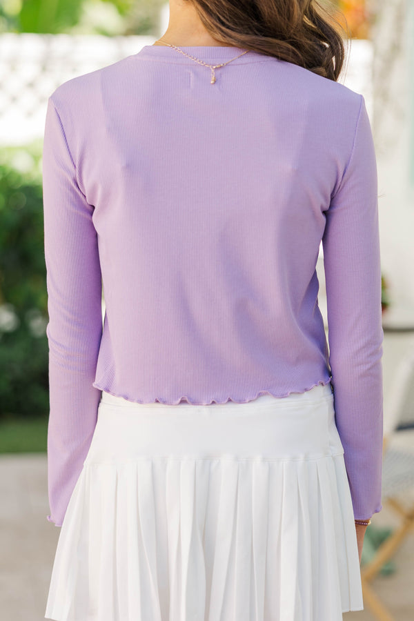 Girls: The Margo Lavender Purple Top