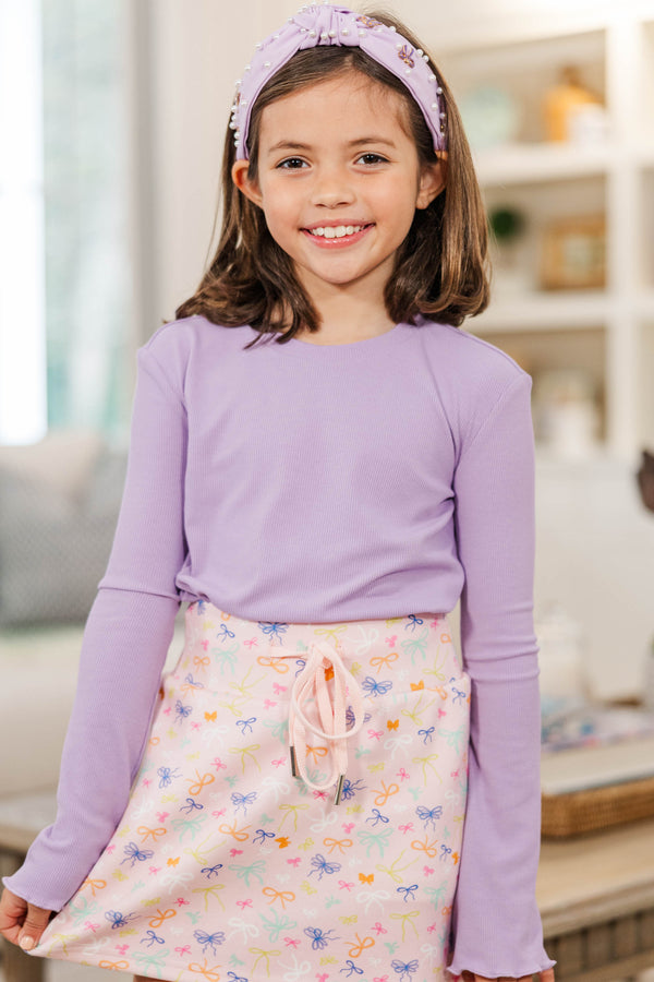 Girls: The Margo Lavender Purple Top